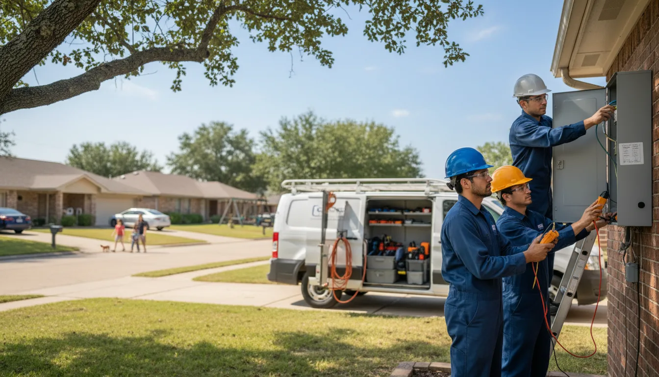 Certified electrician providing emergency electrical services in Pontotoc, MS